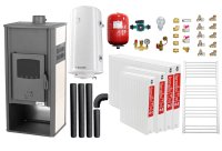 Sistem de incalzire si apa calda Fornello Roma E pentru 3 camere, 22 kW, Ivory - 1