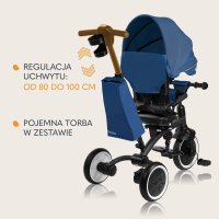 Tricicleta Multifunctionala Lionelo Tris Plus Albastru - Ultrapliabila si Reversibila - 5