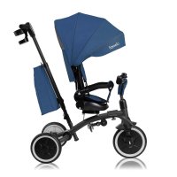Tricicleta Multifunctionala Lionelo Tris Plus Albastru - Ultrapliabila si Reversibila - 14