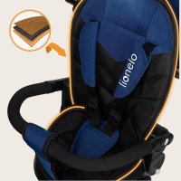 Tricicleta Multifunctionala Lionelo Tris Plus Albastru - Ultrapliabila si Reversibila - 16