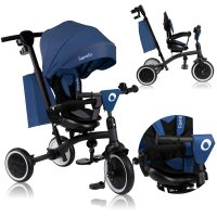 Tricicleta Multifunctionala Lionelo Tris Plus Albastru - Ultrapliabila si Reversibila - 20
