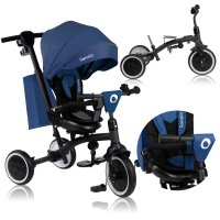 Tricicleta Multifunctionala Lionelo Tris Plus Albastru - Ultrapliabila si Reversibila - 27
