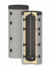 Rezervor de acumulare puffer SUNSYSTEM PS 300L pentru agent termic - 1