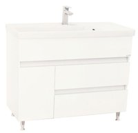 Set Baza front MDF si Lavoar seria 288, 100 cm, alb - 1