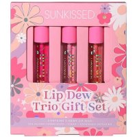 Trio Uleiuri de Buze Sunkissed, Lip Dew Gift Set, 3 Nuante - 1