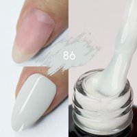 Color rubber base Kievskaya 15ml- Nr. 86 Alb Laptos - KVS-10 - 1