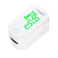 Pulsoximetru Vitammy O2 afisaj LED usor de citit masoara saturatia SpO2 si pulsul alb - 3