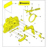 Capac ambreiaj original pentru drujba Husqvarna 135, 435, 440 - 3