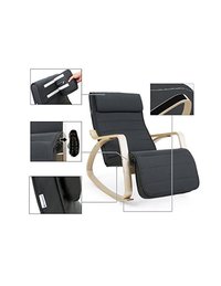 Fotoliu balansoar Songmics Gri LYY10G - Confort si Stil - 7
