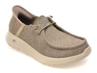 Mocasini SKECHERS GO WALK MAX gri din material textil pentru barbati - 1