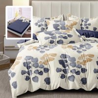 Lenjerie de pat finet Andra-VH, 6 piese, cu husa, dimensiuni 160x200 si 180x200 - 1