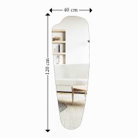 Oglinda cheval Hanah Home, MDF transparent, 40x120 cm - 6