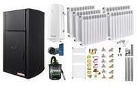 Pachet Complet Incalzire Fornello: Centrala pe Peleti Fiama Confort B 25 kW cu Accesorii - 1