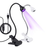 Lampă UV/LED Easy Flex 360° – 5W – Negru | Mini lampă pentru polimerizare unghii și nail art - 1