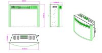 Semineu electric incorporabil Ararat, 495x660x310 mm, 1950W - 1