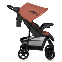 Carucior sport Lionelo Emma Plus Cu tavita, 2 Suporturi pentru pahar, Geanta accesorii, Standard de siguranta EN1888-1 roz - 1