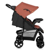 Carucior sport Lionelo Emma Plus Cu tavita, 2 Suporturi pentru pahar, Geanta accesorii, Standard de siguranta EN1888-1 roz - 4