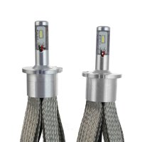 Set 2 LED-Uri Auto Techstar® 8C D4, 80w, 8000 Lumeni, 6500K, AUTO, 12-24 Volti, COB, Radiator Aluminiu Si Cupru - 4