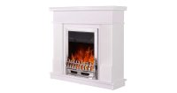 Semineu electric Rodos & Galileo silver, Art Flame, 1000x1034x300 mm, 2000W - 2