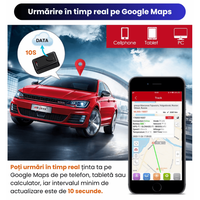GPS Tracker 4G ML500G cu Microfon, Localizare Live, Magnet Puternic, Baterie 5000mAh, IP67, Alerta Viteza/Zona - 13