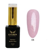 Shimmer Rubber Base Everin 15ml- 08 - 1