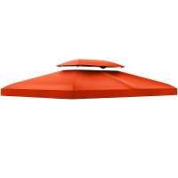 Acoperis de Inlocuire Outsunny pentru Pavilion Gradină 3x4m Poliester Culoare Cafea - 1