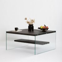Masuta de cafea AQUA, antracit, 75x75x40 cm - 1