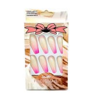 Set 12 Unghii False Degrade Fashion Nail Model 04 - 1