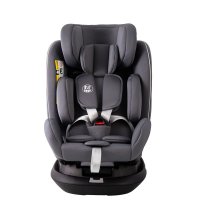 Scaun auto Platinum Deluxe i-Size Buf Boof cu rotatie 360 grade si Isofix, 40-150 cm, 0-36 kg, SimpleGrey - 5