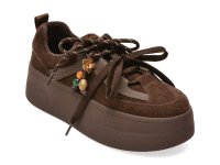 Pantofi sport FLAVIA PASSINI maro din piele intoarsa, model 2530 - 1