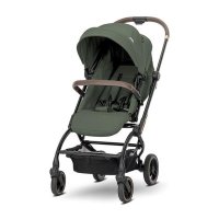 Carucior Lorelli Makaya pentru nou-nascuti, cu scaun rotativ 360°, cadru din aluminiu, capacitate 22 kg, Verde - 1
