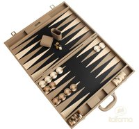 Joc de table backgammon  Italfama, Beige  53x35x8 cm - 1