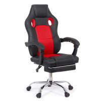 Scaun Gaming OFF 3091 Rosu cu Suport pentru Picioare - 1
