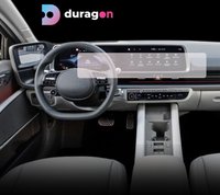 Folie de protectie pentru navigatie Hyundai Ioniq 6 2022+, Duragon, silicon transparent, kit instalare inclus - 5