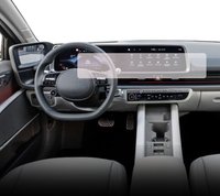 Folie de protectie pentru navigatie Hyundai Ioniq 6 2022+, Duragon, silicon transparent, kit instalare inclus - 4
