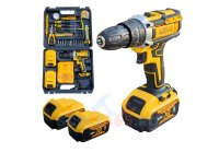 Masina de gaurit si insurubat PROTOOLS CMP1664, 48V, 2 acumulatori Li-Ion de 8Ah, 30 accesorii si valiza - 1