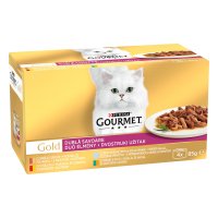 GOURMET GOLD Double Pleasure Multipack Variety, 4x85 g - 1
