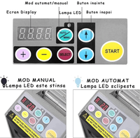 Dispenser Automat de Taiat Banda Adeziva, Functii Duble, LED, Usor de Transportat, Pentru Ambalare, Diverse Dimensiuni - 4