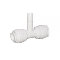 Conector Teu 1/4 - 1/4 Quick - 1/4 Stem - 1