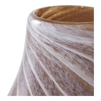 Vaza decorativa maro 16x16x23 cm - Accesoriu elegant pentru interior - 4