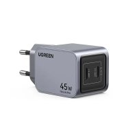 UGREEN Nexode Pro 45W Dual USB-C GaN Fast Charger EU - Incarcator Rapid Gri - 1