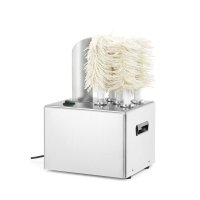 Dispozitiv de lustruire pahare din inox cu perii de aluminiu, 220-240V,1350W, capacitate 300 pahare/h, Hendi - 12