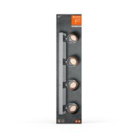 Spot LED ajustabil cvadruplu Ledvance DECOR JUPITER, 22W, 2000 lm, lumina calda 3000K, IP20, 700mm, Argintiu, clasa energetica F - 1