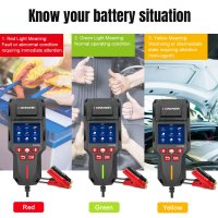 Tester de baterie auto KONNWEI KW700 cu imprimanta integrata, 12V/24V, ecran LCD color, compatibil cu AGM, GEL, EFB - 5