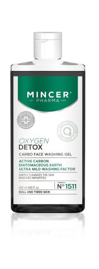 Mincer Pharma Carbo-Gel Oxygen Detox - Gel de curatare pentru fata 250ml - 1