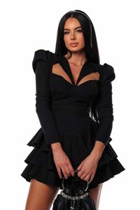 Rochie Butterfly cu Volane - Eleganta si Stil - 1