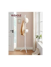 Cuier pom Vasagle, 8 carlige, Inaltime reglabila, RCR04WT, Alb - 5