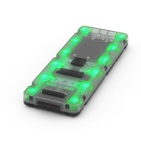 Trotineta pliabila cu lumini LED Berg Nexo rosie, ghidon reglabil, greutate admisa 50 kg - 1