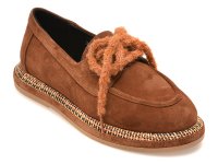Mocasini maro GRYXX 3701216 din piele intoarsa - 1