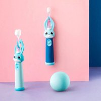 Periuta de dinti electrica Vitammy Bunny Blue pentru copii 0-3 ani - 3